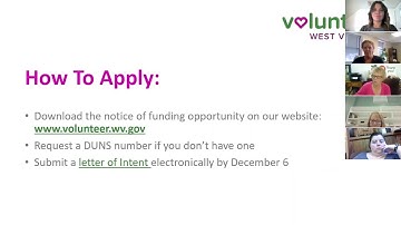 VGF Training and Technical Assistance Webinar