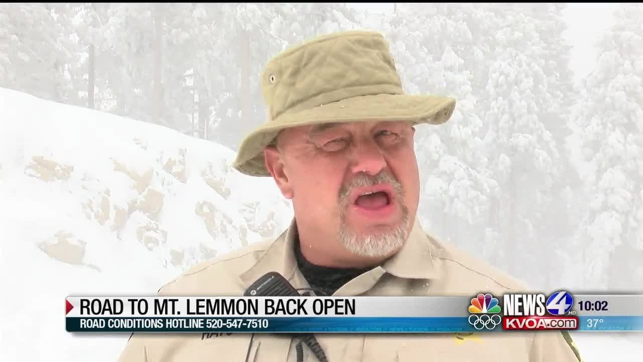 Road to Mt. Lemmon reopens - YouTube
