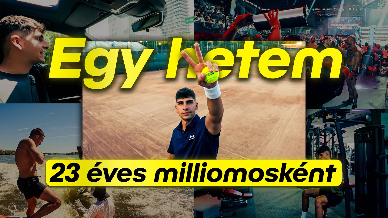 NYERS VALÓSÁG EGY 23 ÉVES MILLIOMOS MÖGÖTT (heti vlog)