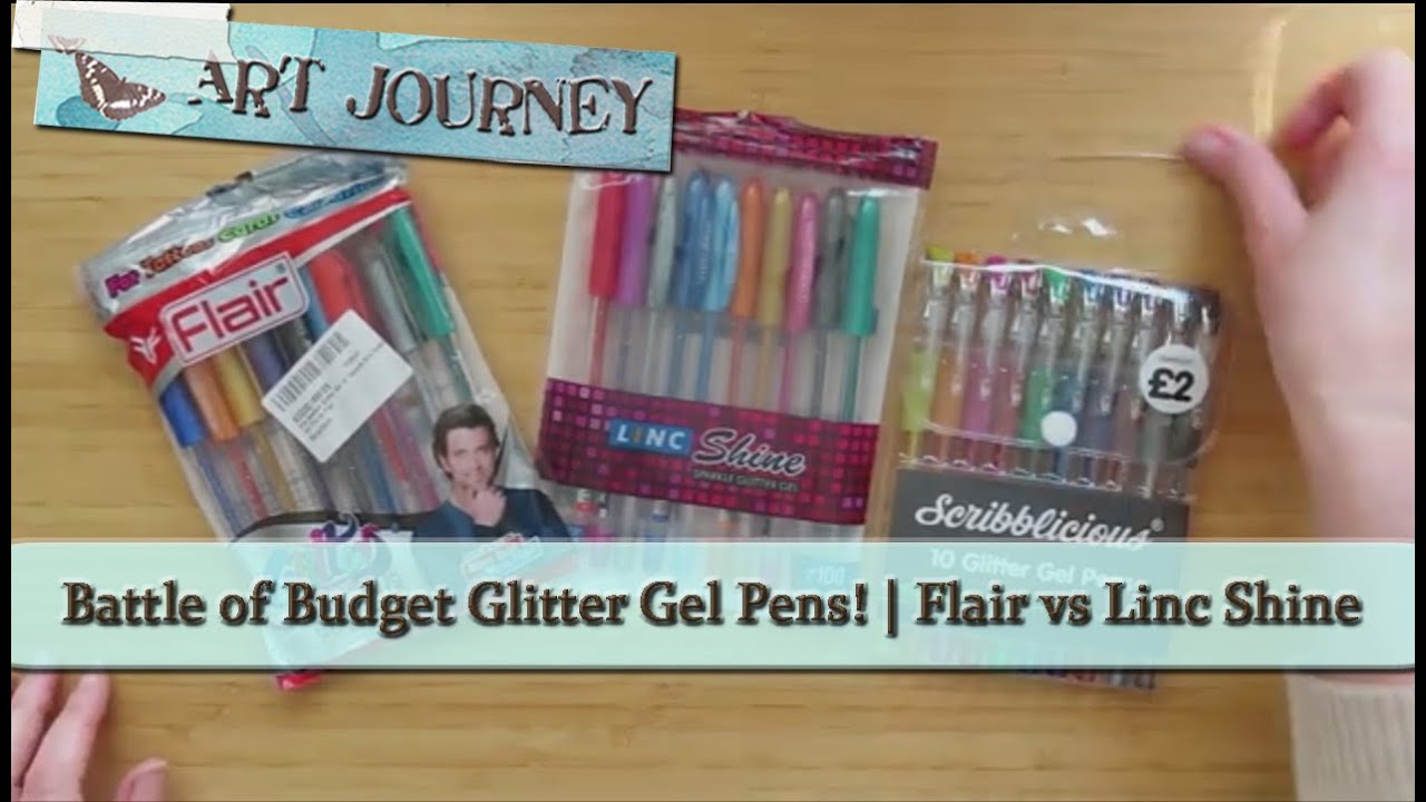 Flair Glitter Xtra Sparkle Gel pens