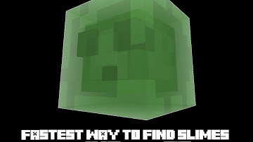 How To Find Slimes In Minecraft