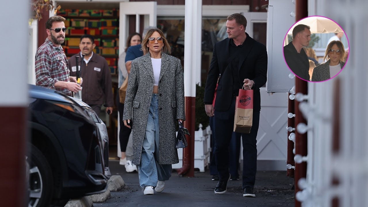 Jennifer Lopez with hunky her handsome bodyguard as she open up about