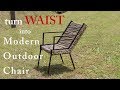Turn WASTE into Modern Outdoor Chair DIY ; Amorpha furniture Turn WASTE into Modern Outdoor Chair DIY ; Amorpha furniture