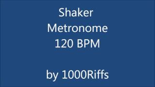Shaker Metronome 120 BPM - Beats Per Minute