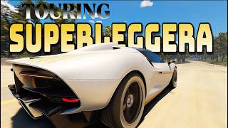 2.5 MILLION DOLLARS TOURING SUPERLEGGERA HYPER CAR PICK UP IN THE CREW MOTORFEST.