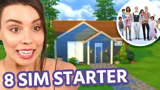 Building an 8 sim starter home that actually looks good