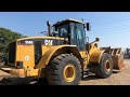 صوت لودر دورة عمل اللودر ردم بلودر اصوات معدات بناء لودر موقع Loader Caterpillar Sound