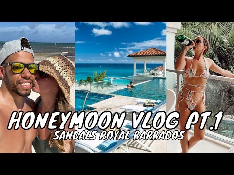 Honeymoon Vlog Pt.1 | Sandals Royal Barbados