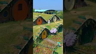 Discovering the Real-Life Shire! 🌳🏡 | #HobbitHouse#FantasyArchitecture #HiddenGem#shorts#viral#new