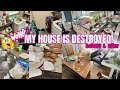 *NEW* MY HOUSE IS DESTROYED | CLEAN WITH ME | BEFORE AND AFTER | EXTREME CLEANING 2.0