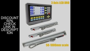 19 Languages LCD DRO Kit 3 Axis Milling Turning Lathe Grinder Machine Digital Readout Display and Li