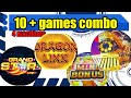More than 10 games combo for 4 machines different bets bonus