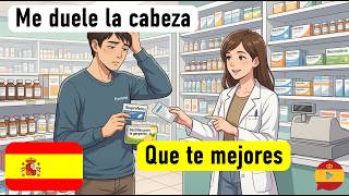 Learn Spanish with Simple Dialogues (A1-A2) Health Problems and Care screenshot 3