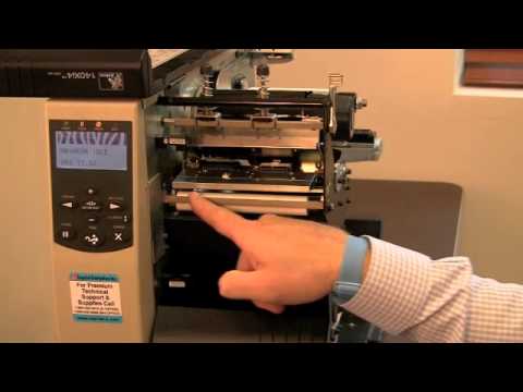 How to change a printhead on a Zebra 140 xi 4