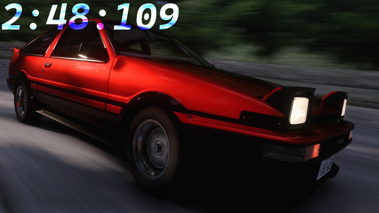 Toyota AE86 Kouki Tuned | Full Gunsai Touge 2:48:109