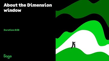Sage Estimating - eTakeoff Dimension (01-04) - About the Dimension Window
