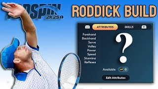 TopSpin 2K25 ANDY RODDICK BUILD