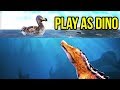 ARK: Eating EVERY Dinosaur That Gets CLOSE In New Ark Play As Dino! - Ark Survival Evolved