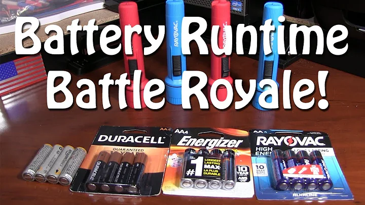 Energizer vs. Duracell vs. Rayovac vs. Amazon Battery Test