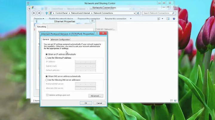 Windows 8 - How to Change IP Address