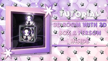 3D ROOM WITH 3D BOX & PERSON INSIDE | ALIGHT MOTION TUTORIAL 💜