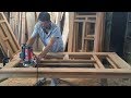 Amazing Project Processing Hardwood - Building Wooden Door Fast and Easy, How To, DIY Amazing Project Processing Hardwood - Building Wooden Door Fast and Easy, How To, DIY