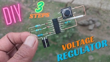 BUILD A 3 STEPS VOLTAGE REGULATOR WITH IC CD4017