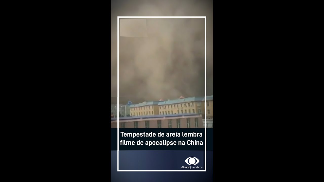 #Shorts: tempestade de areia na China lembra cena de filmes sobre o Apocalipse. Olha só!