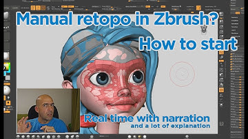 Why am i doing Retopo in Zbrush and how?