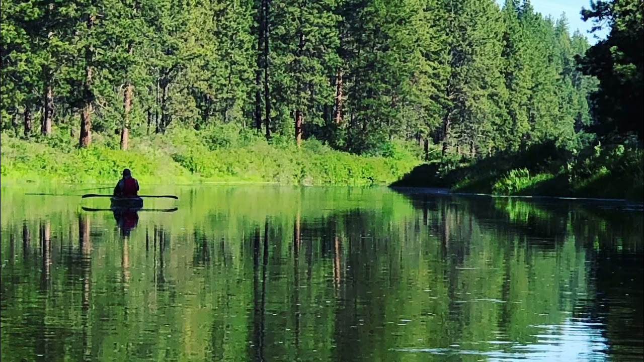 The Wood River in Klamath County, Oregon located near Crater Lake