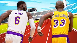 I made KAREEM and LEBRON race for the NBA SCORING RECORD