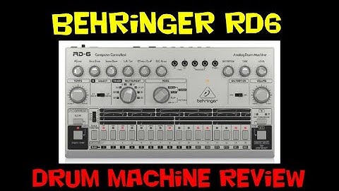 Behringer RD6 Drum Machine Review