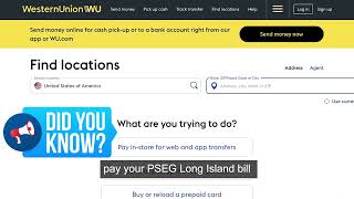 western union pay pse&g bill