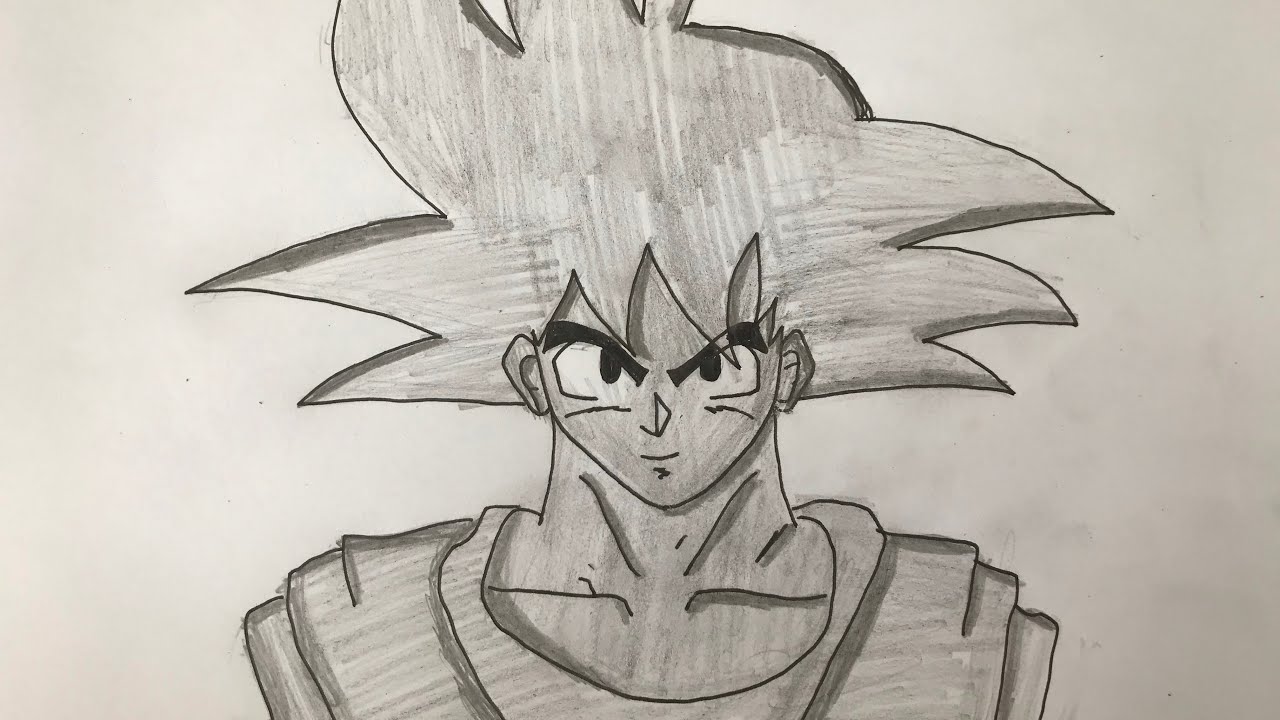 Easy Kid Goku Drawing : How to draw Goku in a few quick steps (Easy