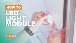 NO or DIM Refrigerator LIGHTS?  Check this first.  How to test, troubleshoot and replace LED lights