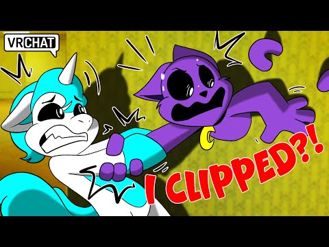 Catnap falls into THE BACKROOMS!? in VRChat