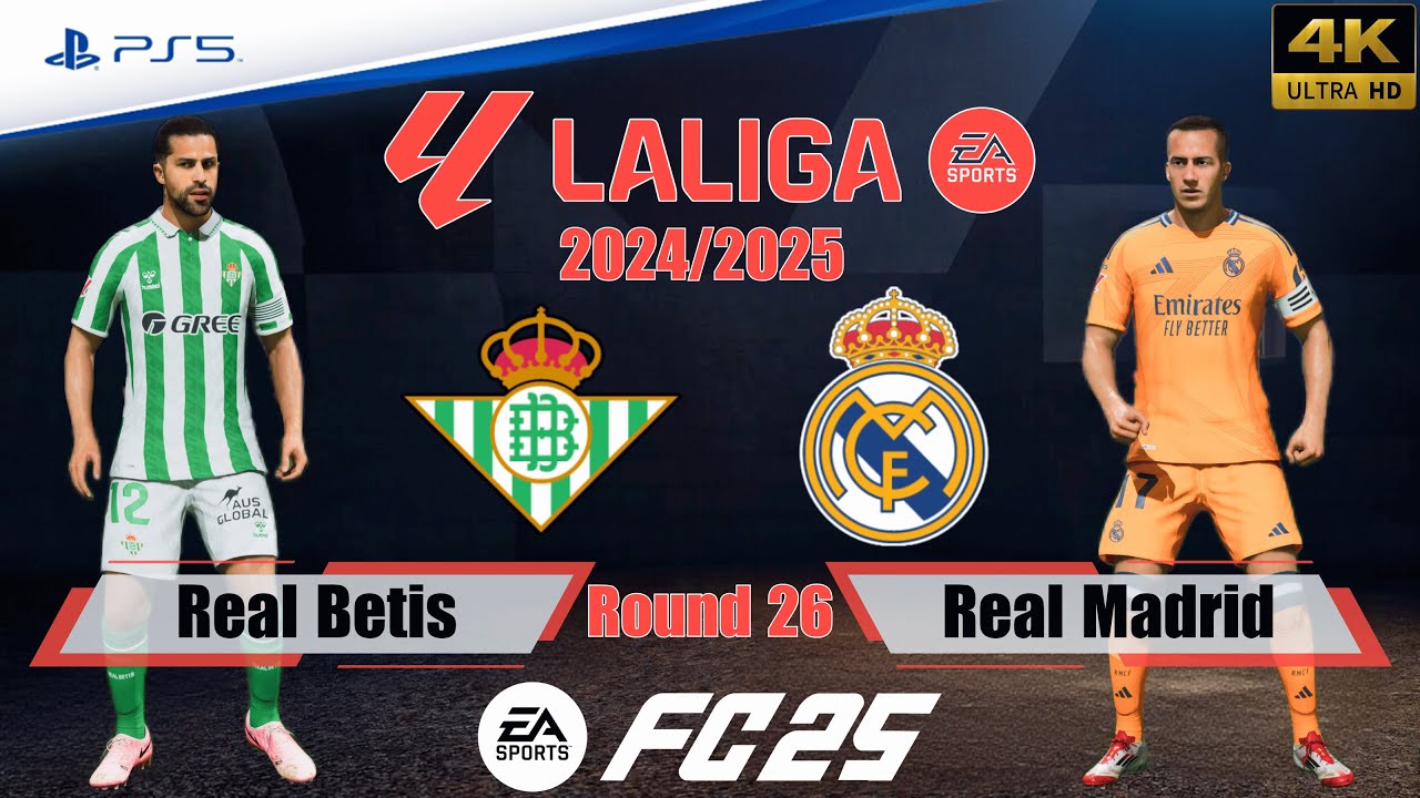 FC 25 - Real Betis vs. Real Madrid Ft. Antony | La Liga 24/25 | Full ...