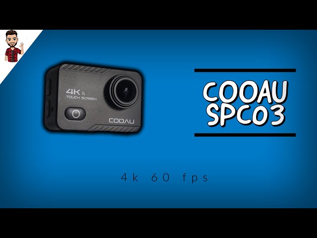 Action cam Cooau SPC03 - 4K 60 fps - Unboxing and review - 2021