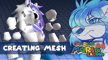 Super Mario 64 ExCoop - Creating Mesh