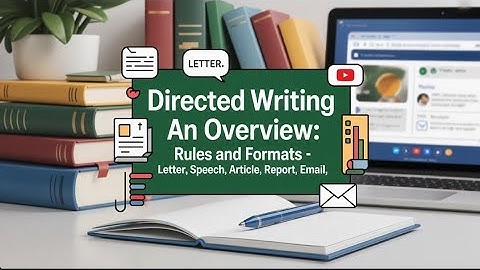 Directed Writing Paper 2 English 1123 An overview, rules and formats