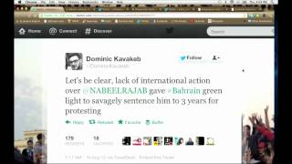 Bahraini Activist Nabeel Rajab Sentenced to 3 Years in Prison Over Tweets - 16-08-2012