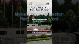 Maximize Oil Yield with the Myande E-type Extractor: Efficient Peanut Oil Production
