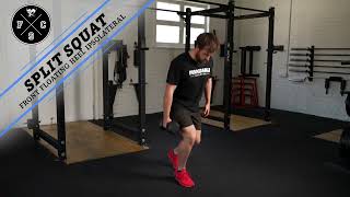 Split Squat Front Floating Heel Ipsolateral DB
