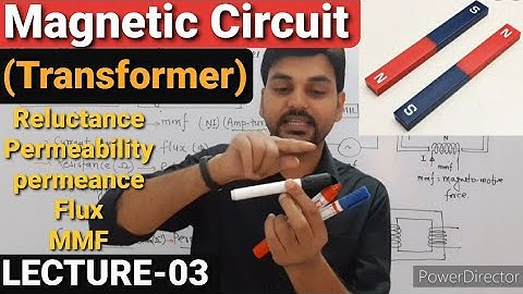 Magnetic Circuit in Transformer | Analogy to Magnetic | Reluctance, MMF, Flux| SSC JE Machine | L-3