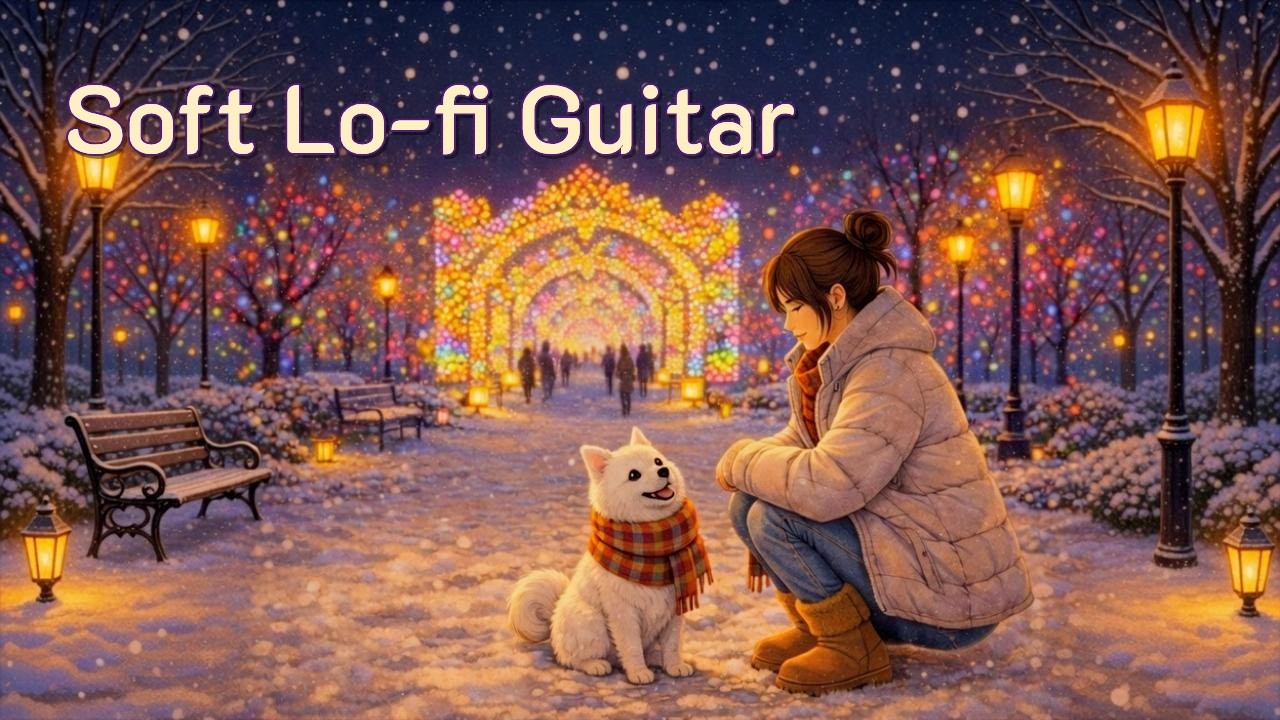 Warm Classical Guitar Lo-fi for a Winter Night ❄️ (1 Hour)