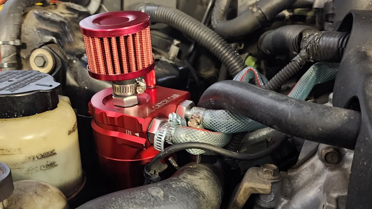 350z/G35 Oil Catch Can install YouTube