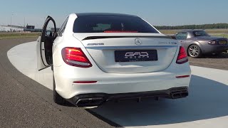 1200HP Mercedes-AMG E63 S GAD MOTORS w/ Akrapovic - Start, Revs & Drag Racing!