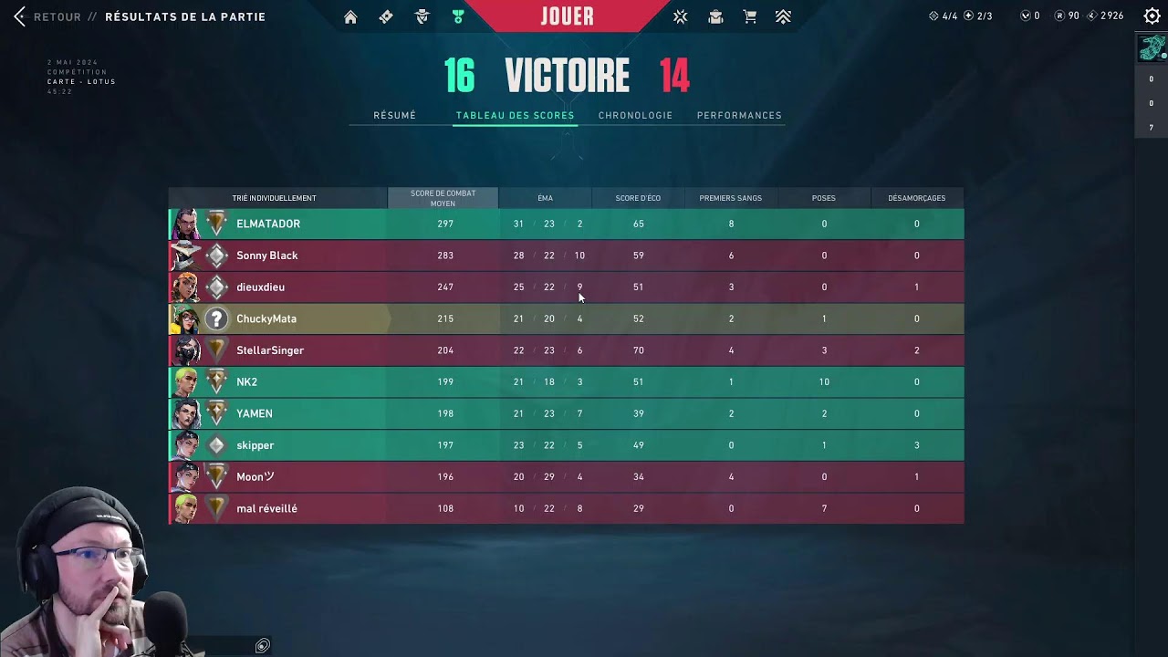 2v2 Ranked session avec Excelsior 