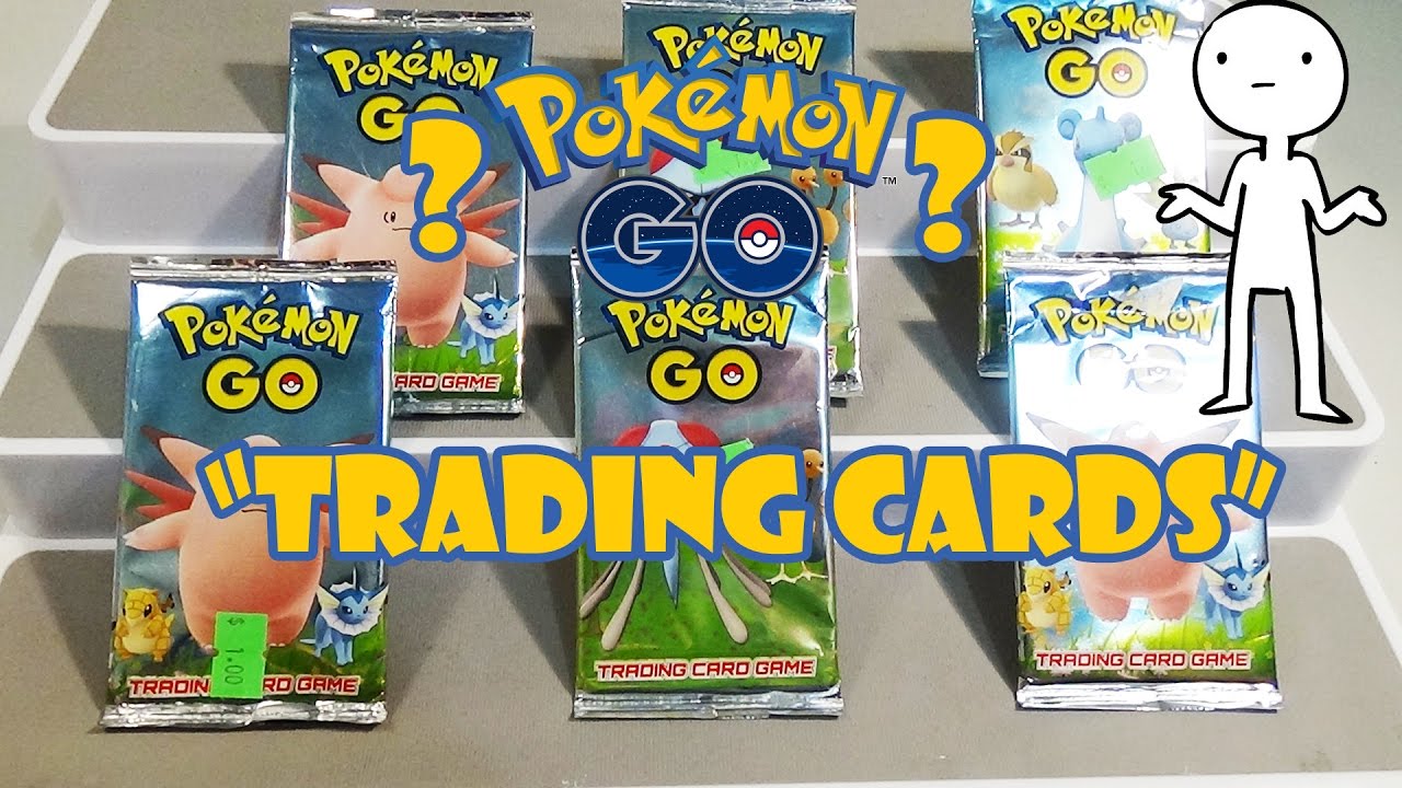 FAKE Pokemon Go Trading Card Pack Opening | Birdpoo Reviews - YouTube