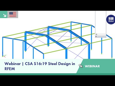 Webinar | CSA S16:19 Steel Design in RFEM